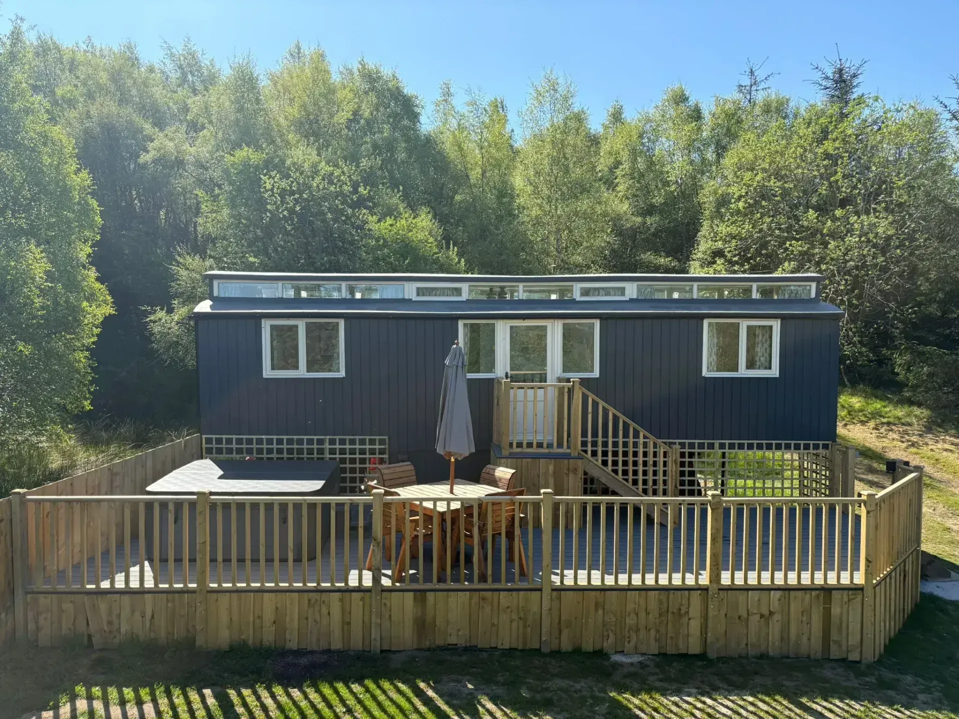 River Rede Glamping countryside