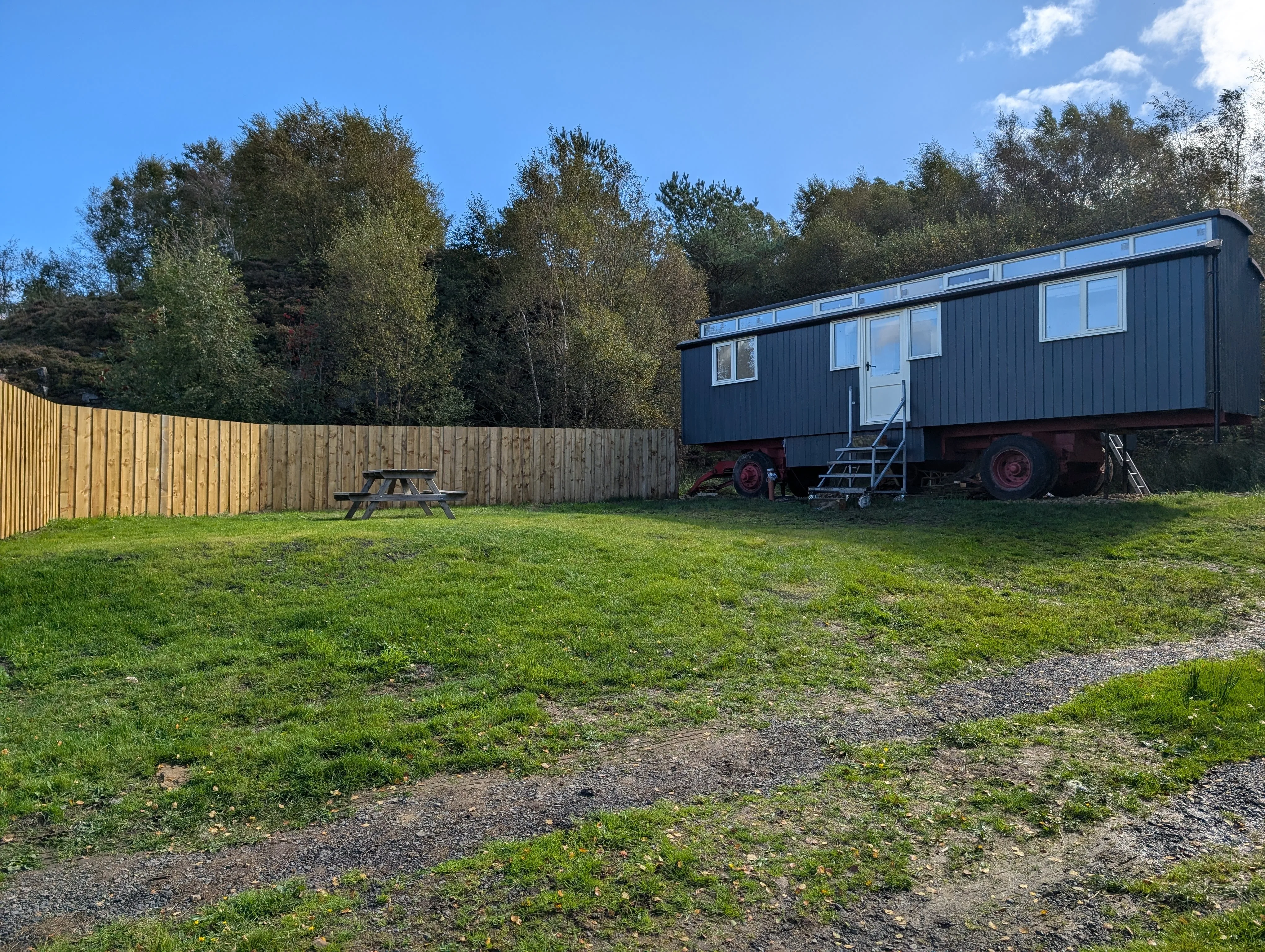 River Rede Glamping guest space