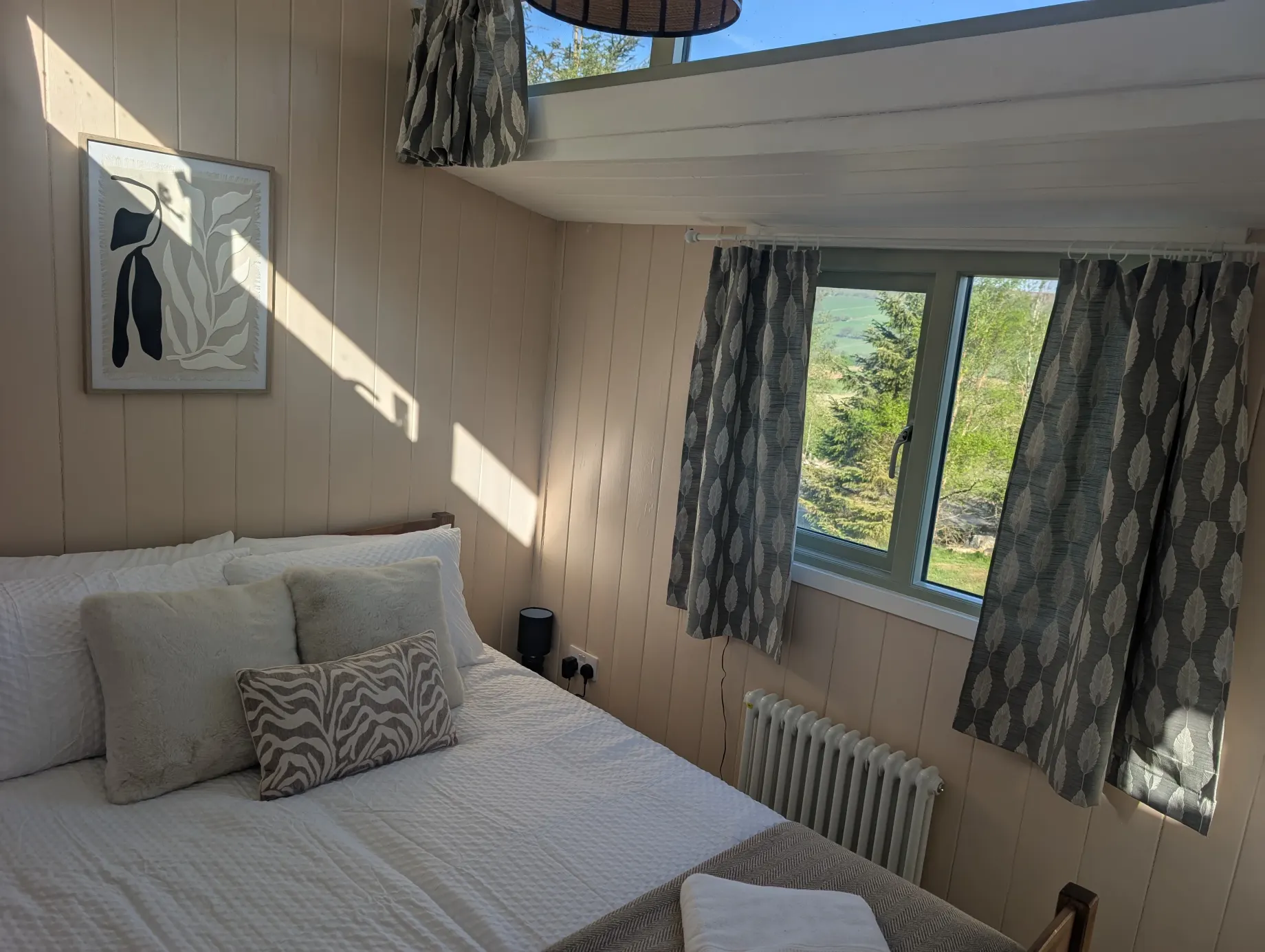 River Rede Glamping relaxing outdoor space